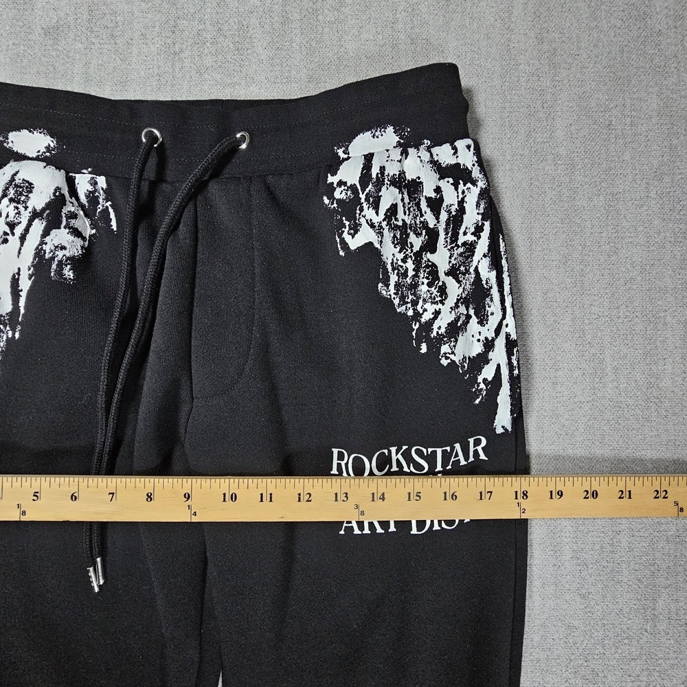 Rockstar Original‎ Warm Up Stacker Pants Black Size Medium - Picture 7 of 13